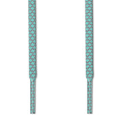 REFLECTIVE 2-TONE ROPE LACES in TURQUOISE - LACES.SUPPLY FOR YEEZY BOOST, ADIDAS, NIKE, JORDAN