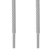 REFLECTIVE 2-TONE ROPE LACES in WHITE - LACES.SUPPLY FOR YEEZY BOOST, ADIDAS, NIKE, JORDAN